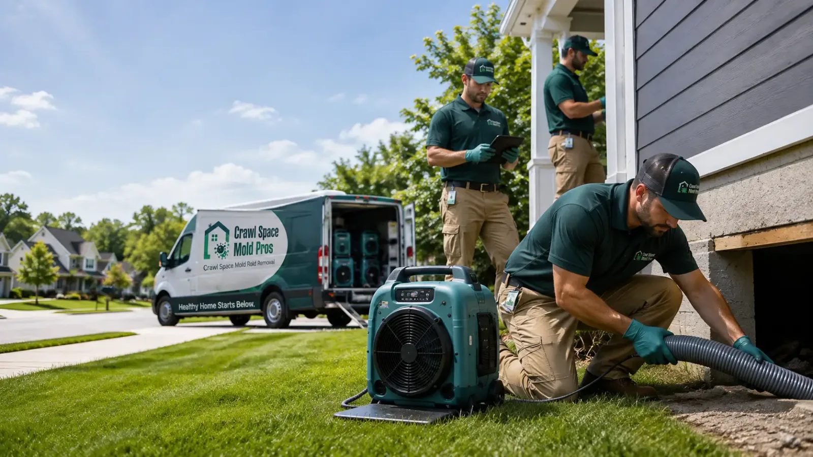 Crawl Space Mold Removal in Frederick, PA